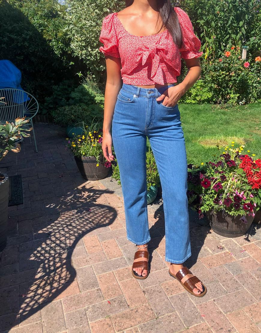 NIEBIESKIE SPODNIE JEANS
