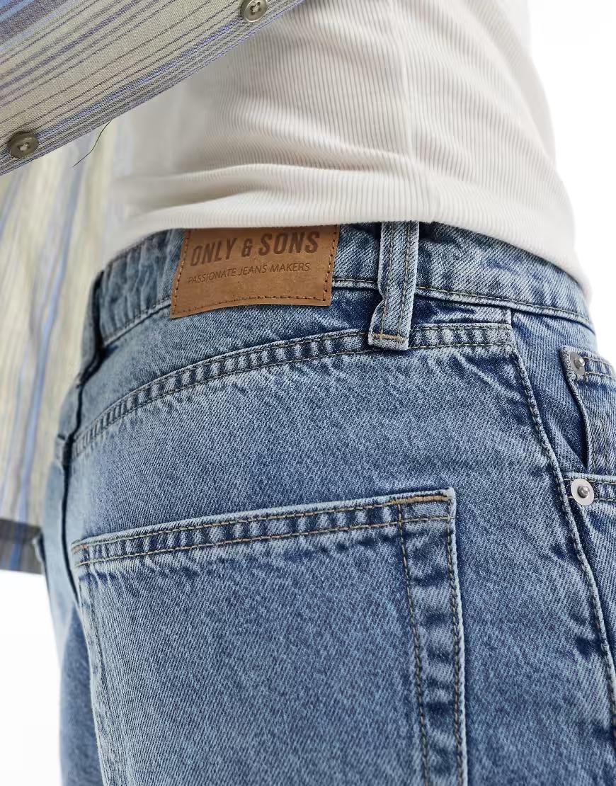 NIEBIESKIE SPODENKI JEANS