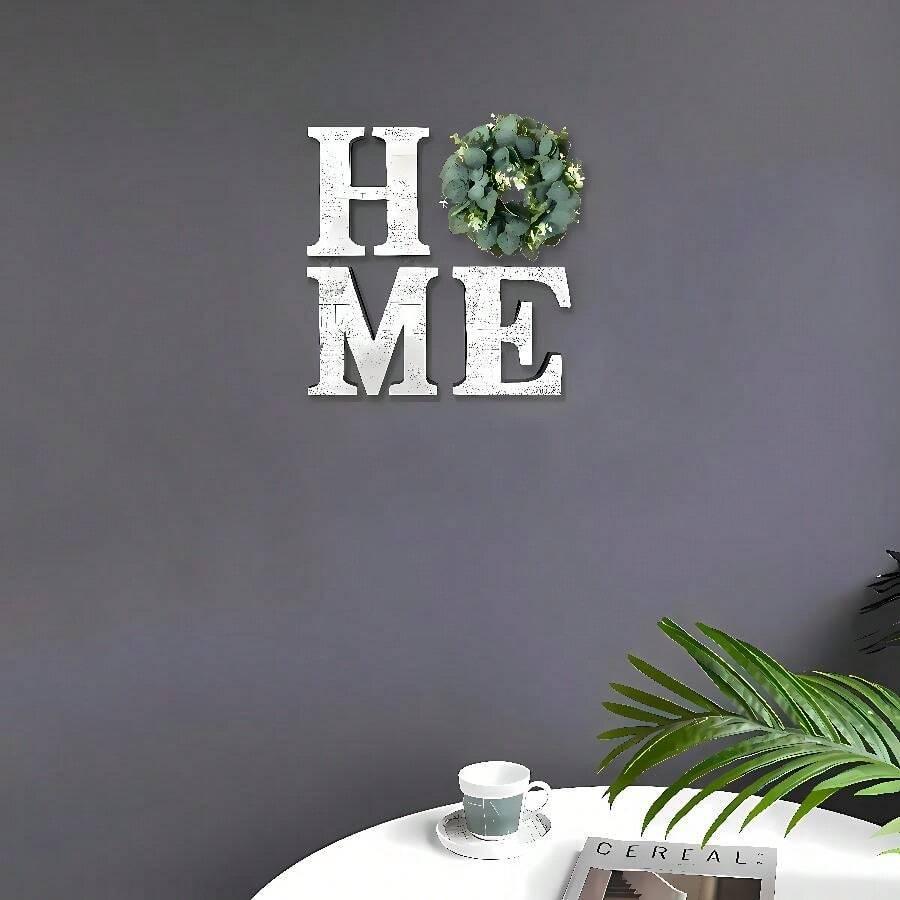 Ozdoba ścienna napis home