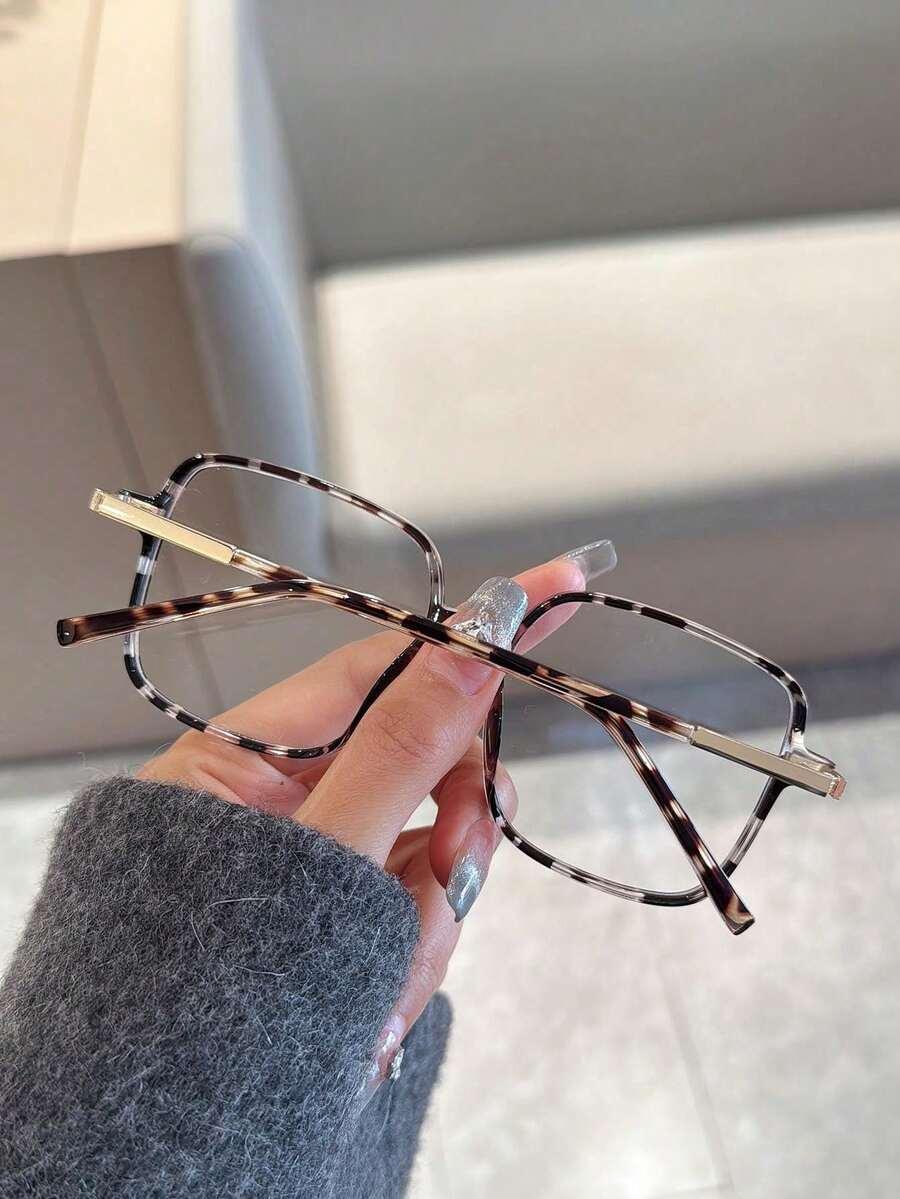 okulary zerówki animal print