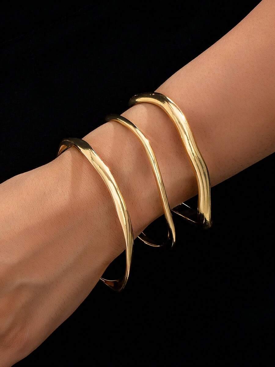 złota bransoletka 3-pack