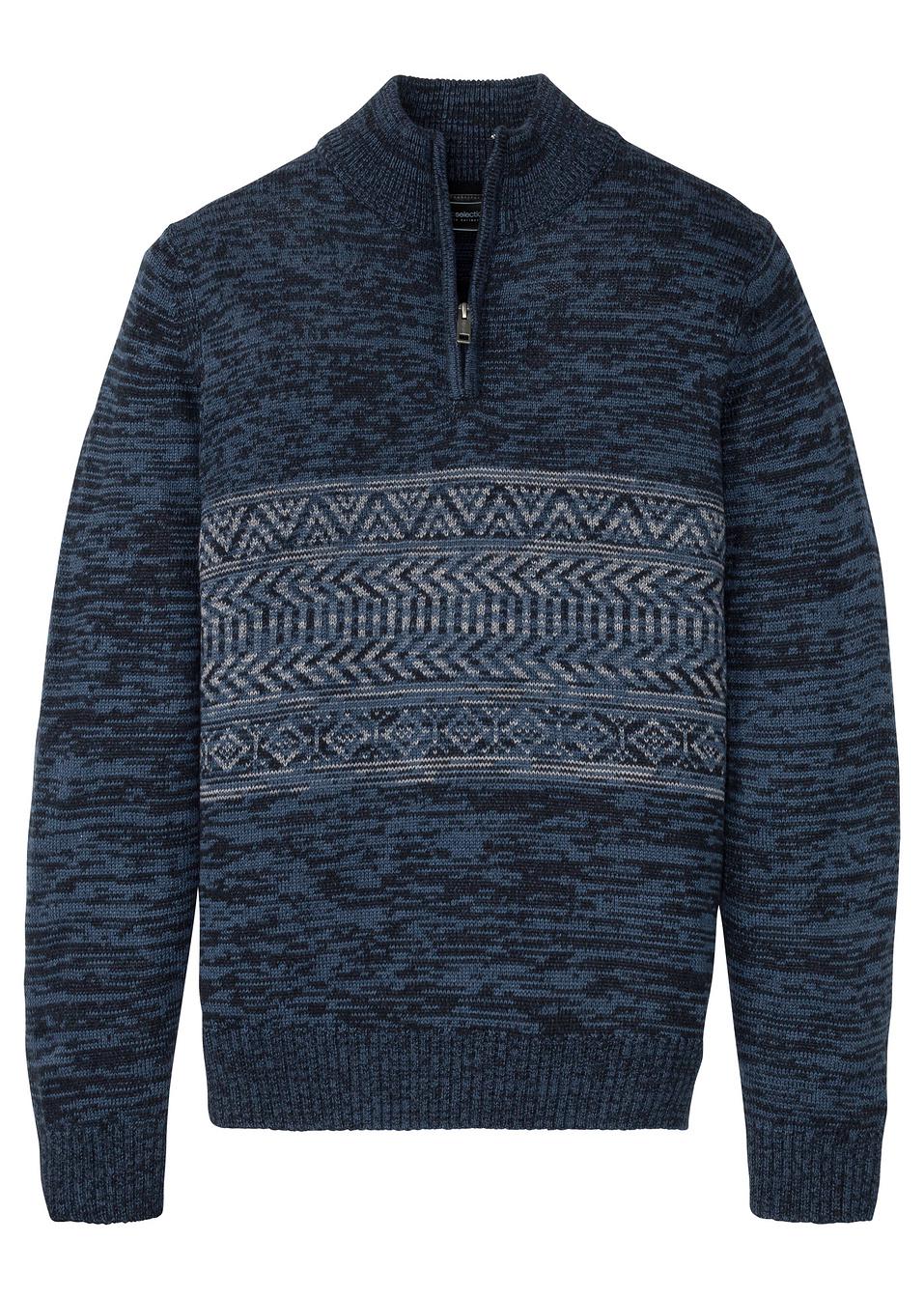 SWETER Z ZAMKIEM 1/2