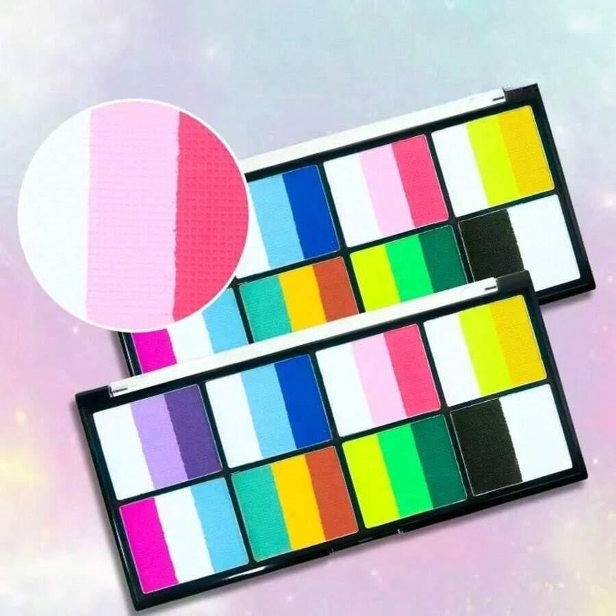 paleta farbek do malowania twarzy