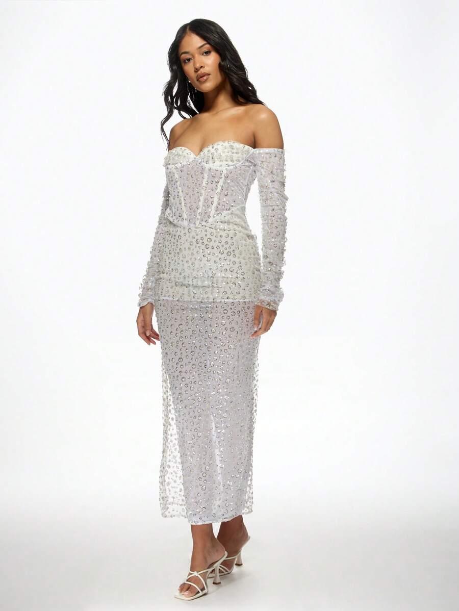 ELEGANCKA MAXI SUKIENKA 