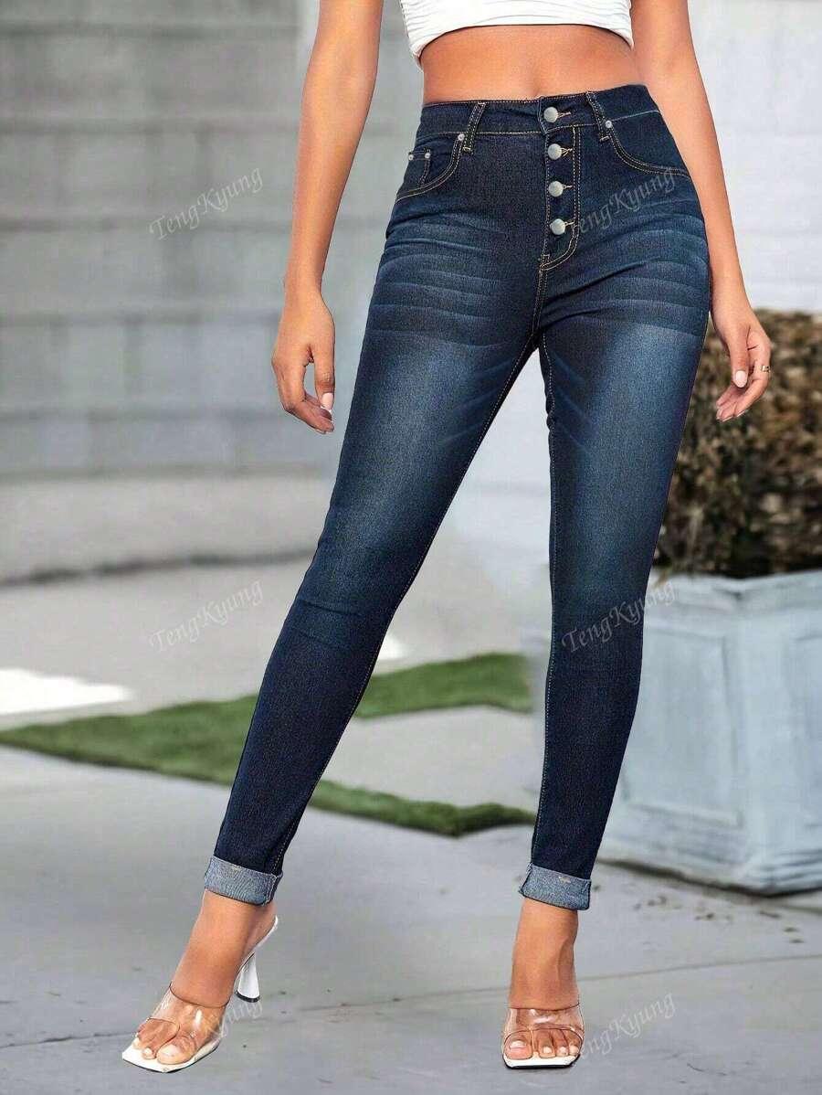 SPODNIE JEANS RURKI