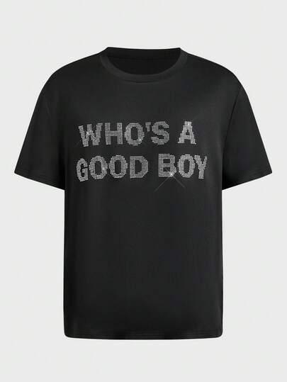 czarny t-shirt zdobienie