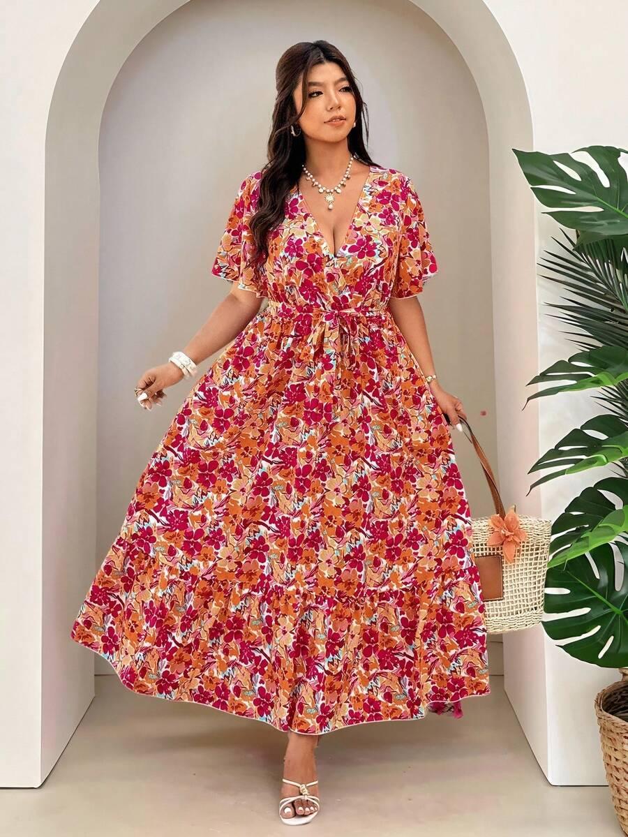 maxi sukienka w kwiaty