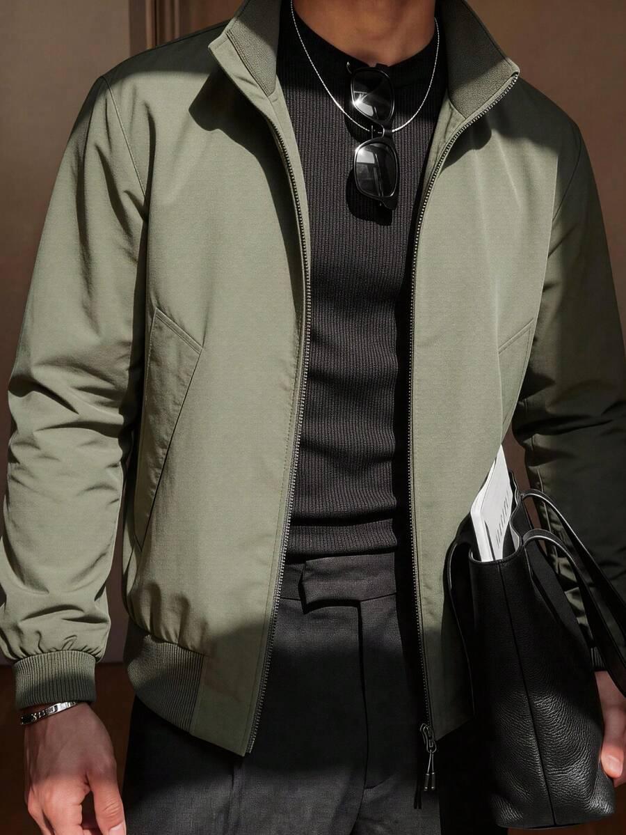 zielona kurtka bomber