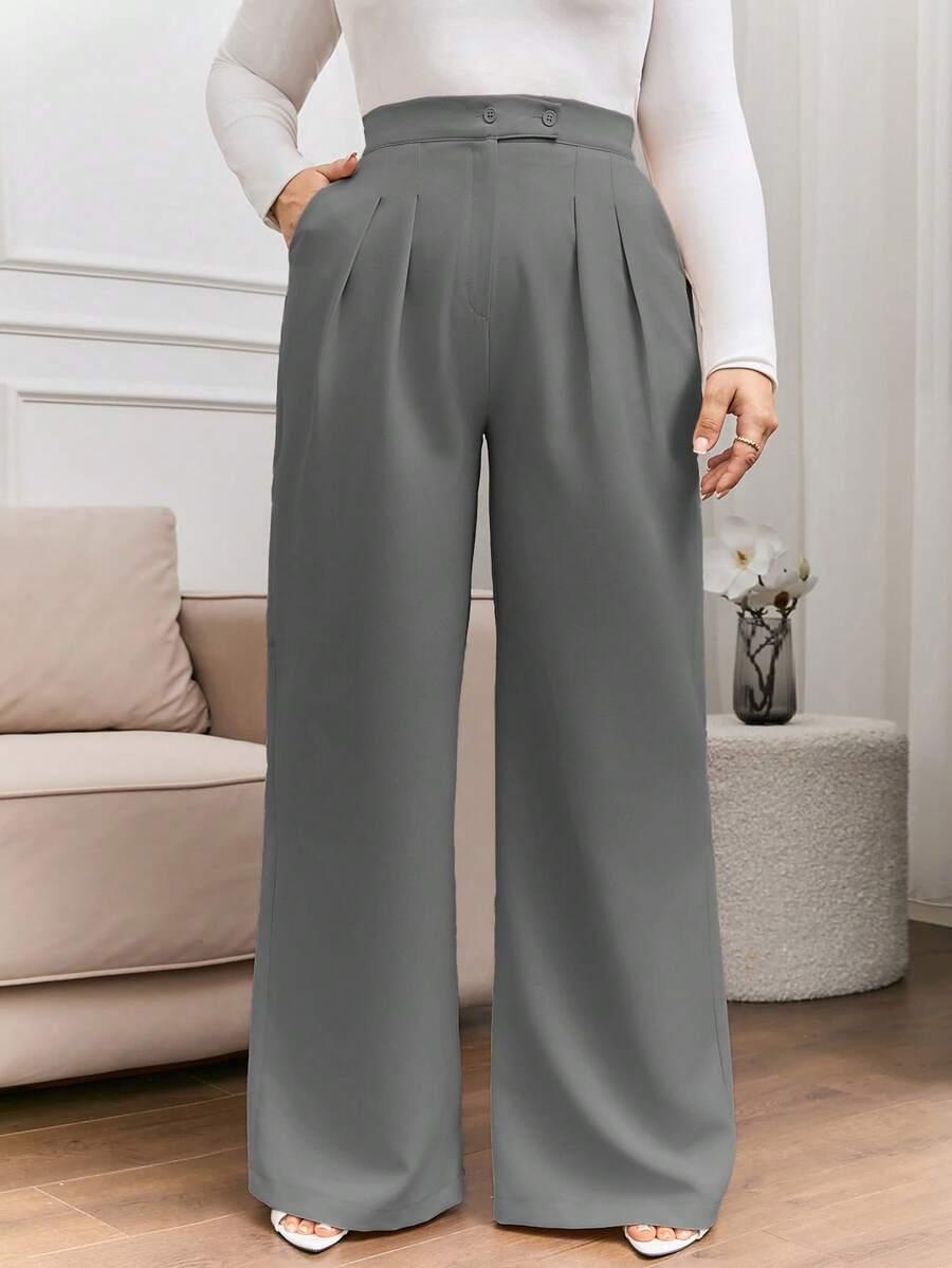 szare spodnie casual
