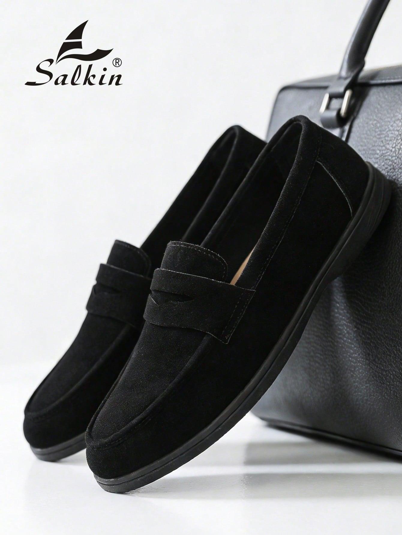 czarne mokasyny casual 
