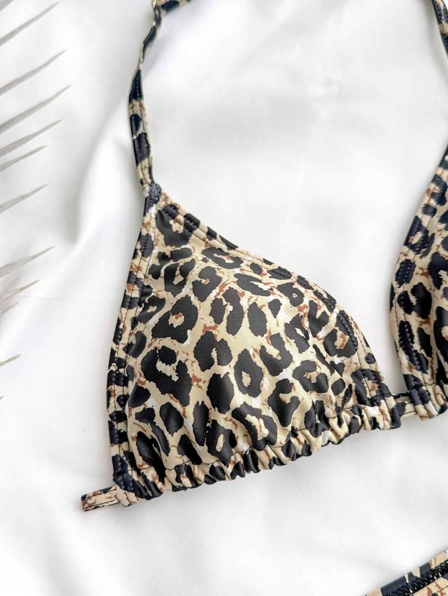 DWUCZĘŚCIOWY STRÓJ KĄPIELOWY ANIMAL PRINT