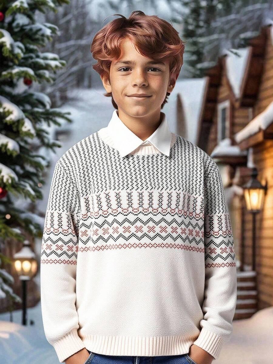 SWETER OKRĄGŁY DEKOLT
