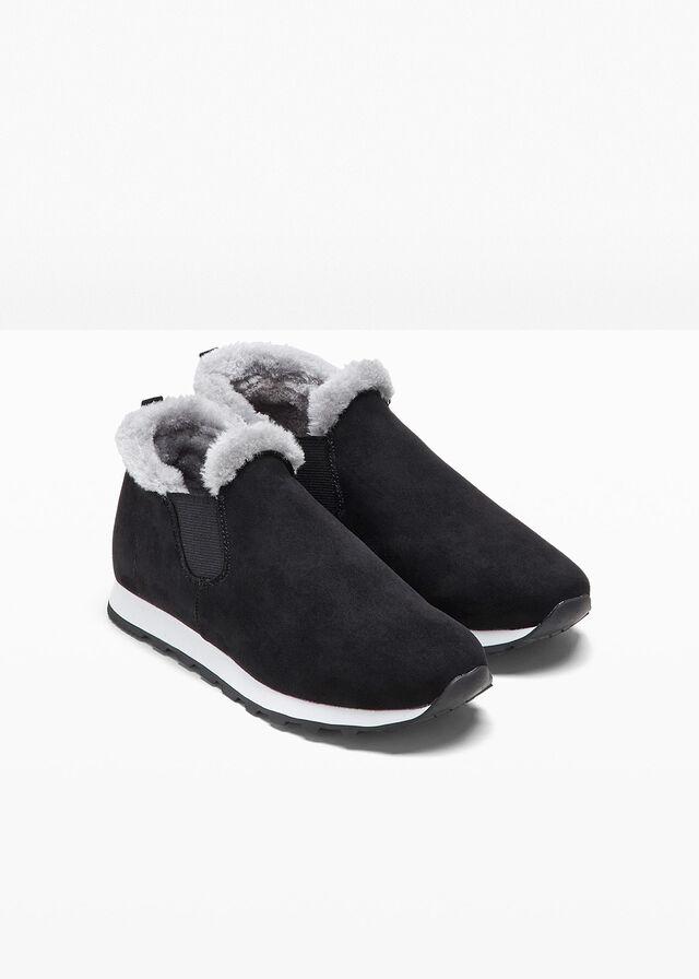 Sneakersy wsuwane z ociepleniem