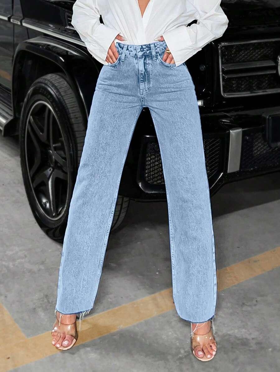 NIEBIESKIE SPODNIE JEANS