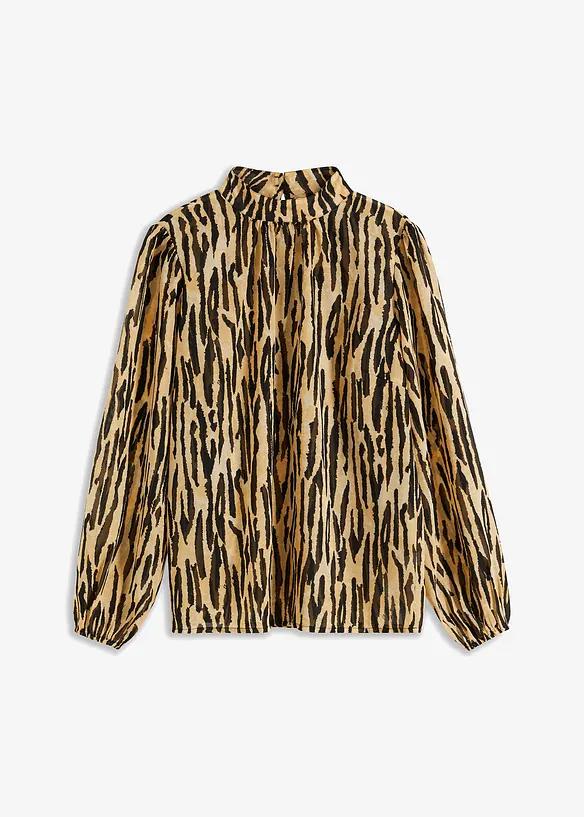 SZYFONOWA BLUZKA ANIMAL PRINT 