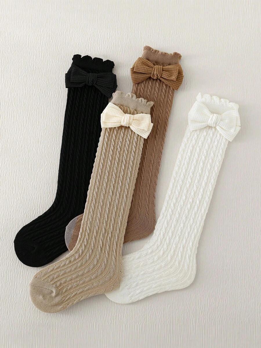 dzianinowe zakolanówki 4-pack