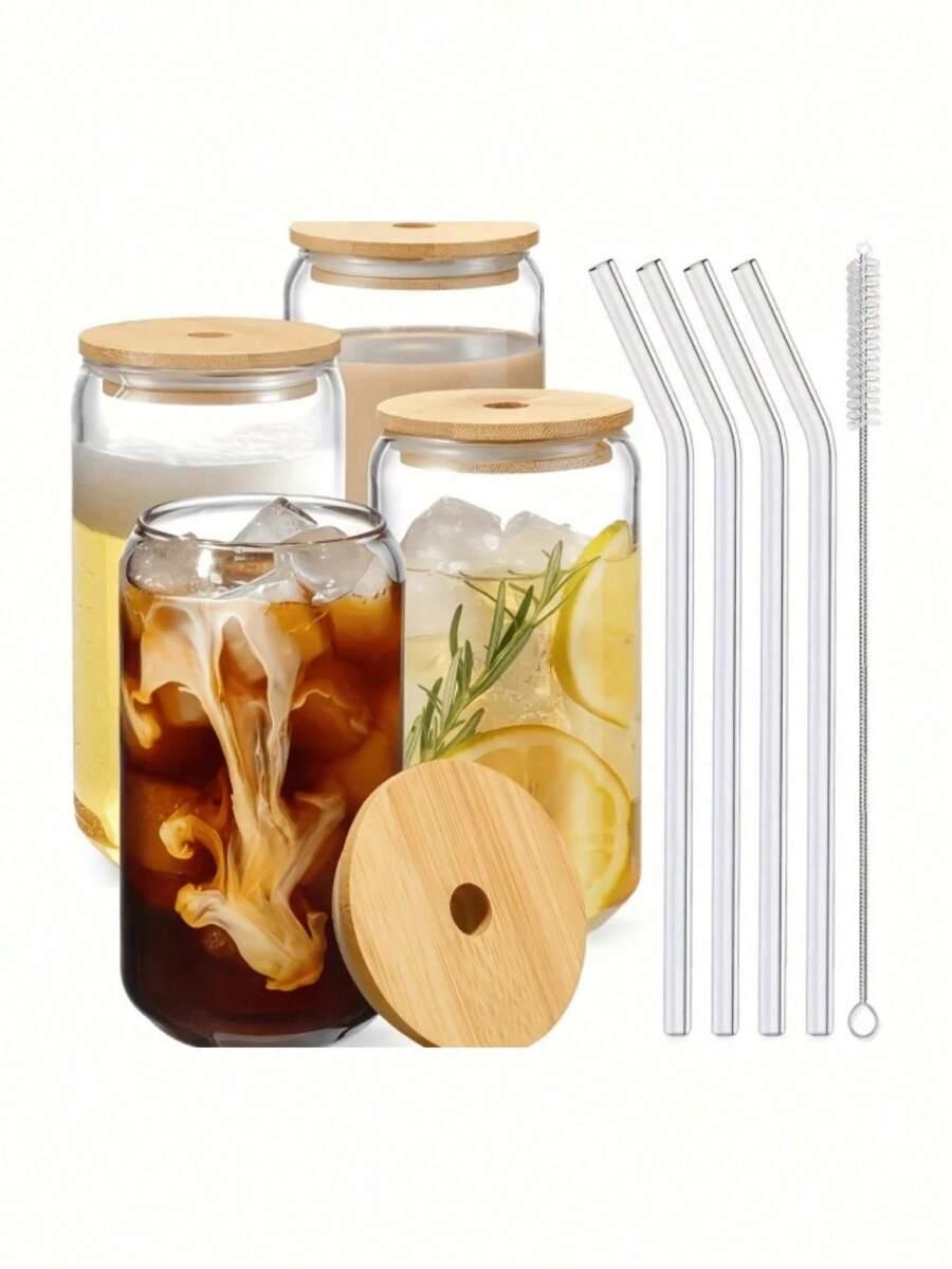 słoik ze słomką 500ml