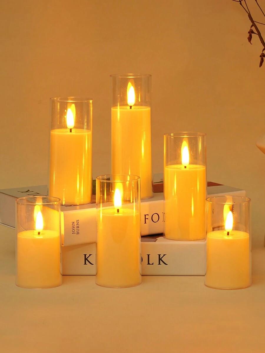 sztuczne świeczki 3-pack
