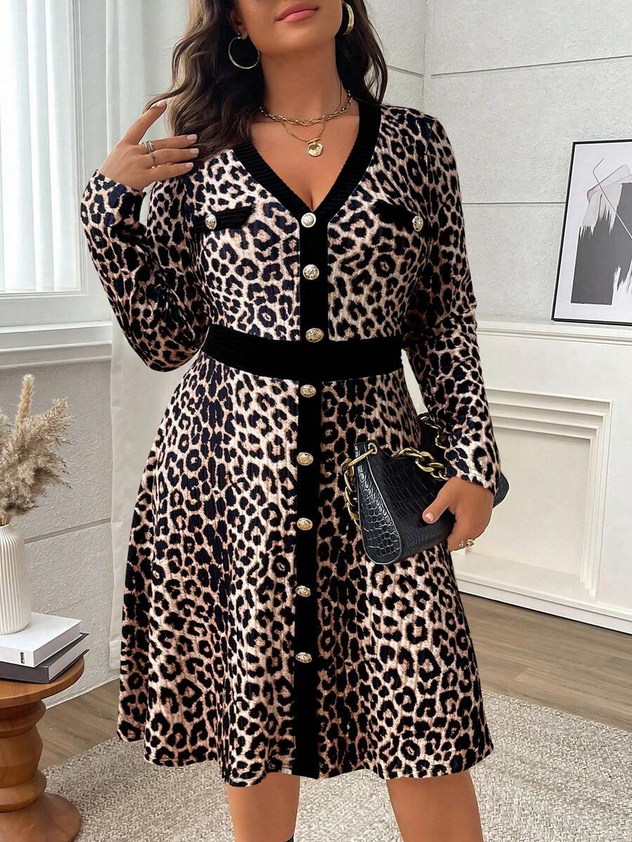 sukienka animal print