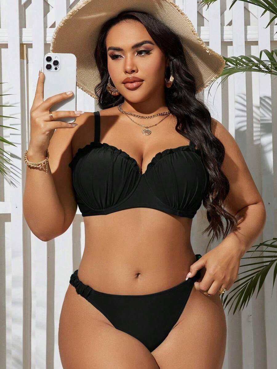 czarny dół od bikini