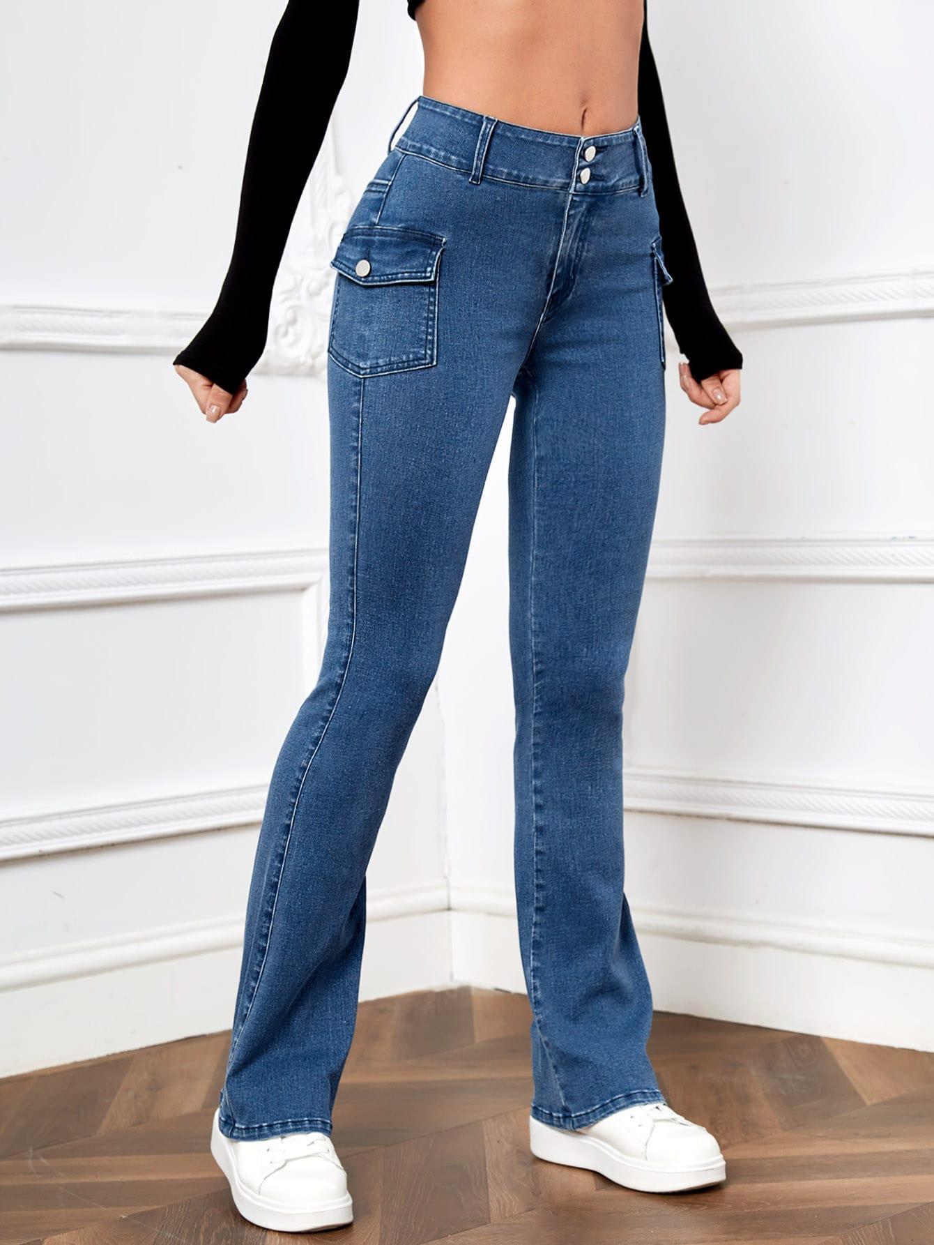 NIEBIESKIE SPODNIE JEANS