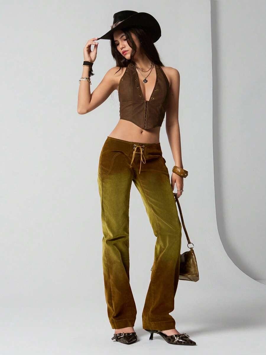 spodnie jeans niski stan