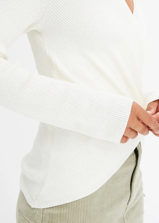 SWETER DAMSKI BIAŁY
