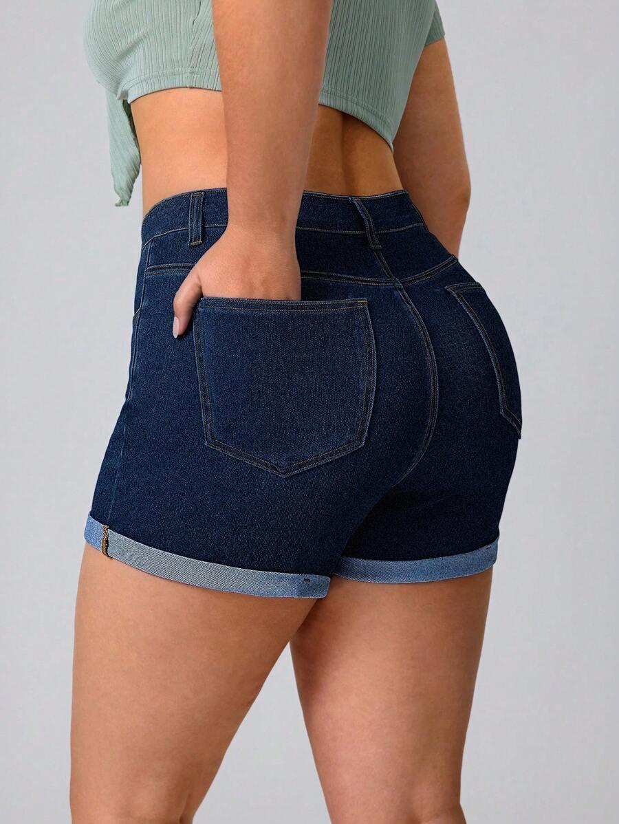 krótkie spodenki jeans