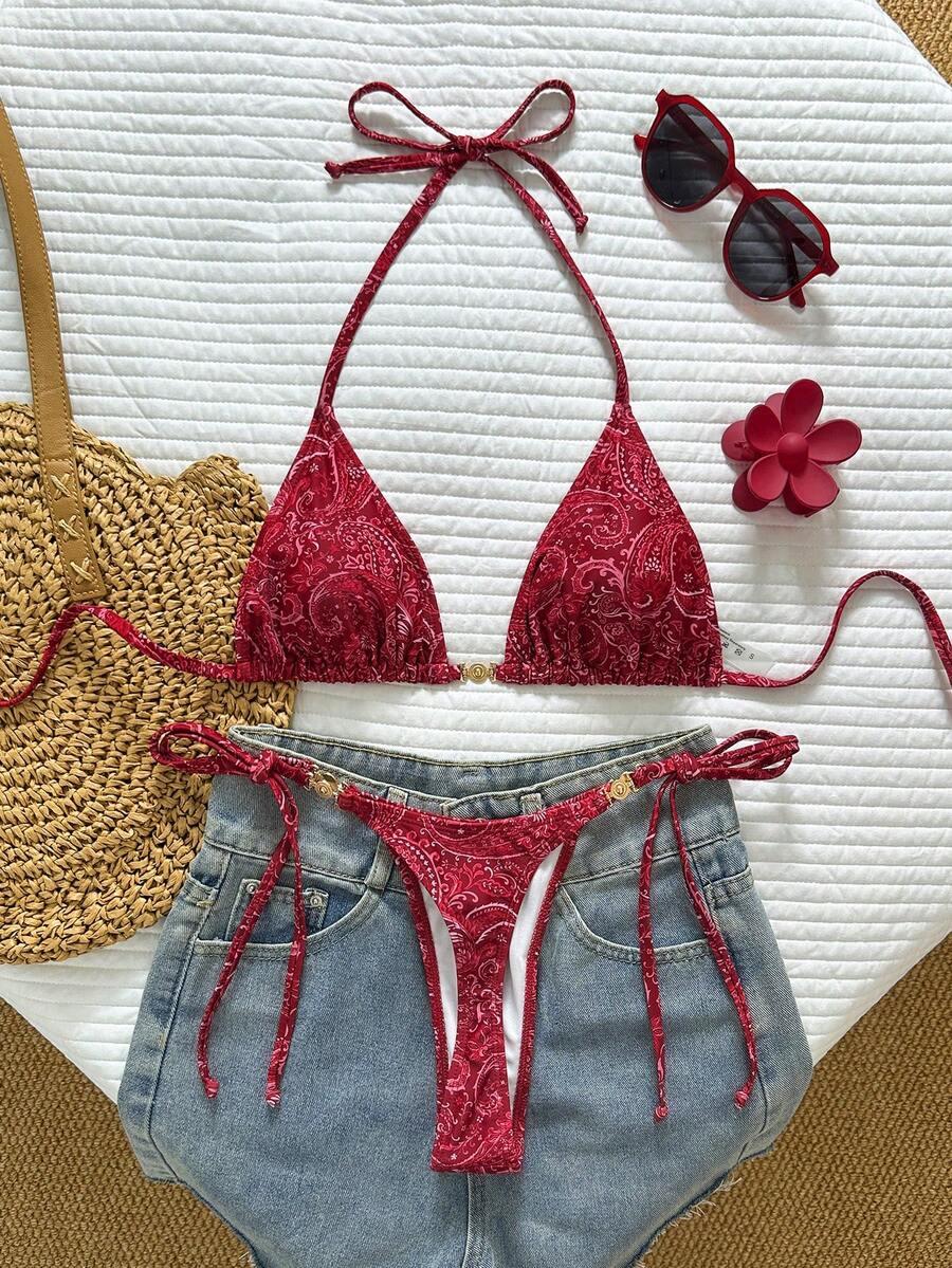 WIĄZANE BIKINI DWUCZĘŚCIOWE