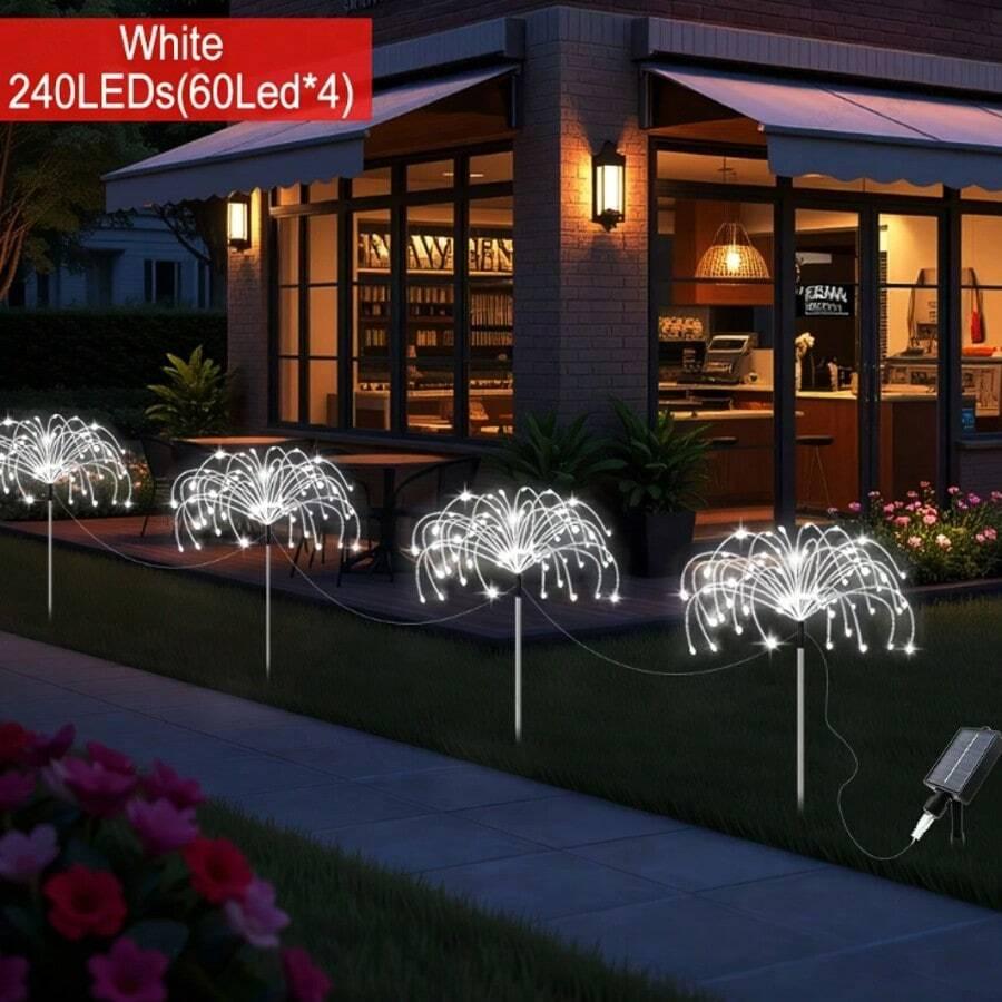 lampa solarna ogrodowa led 4-pack