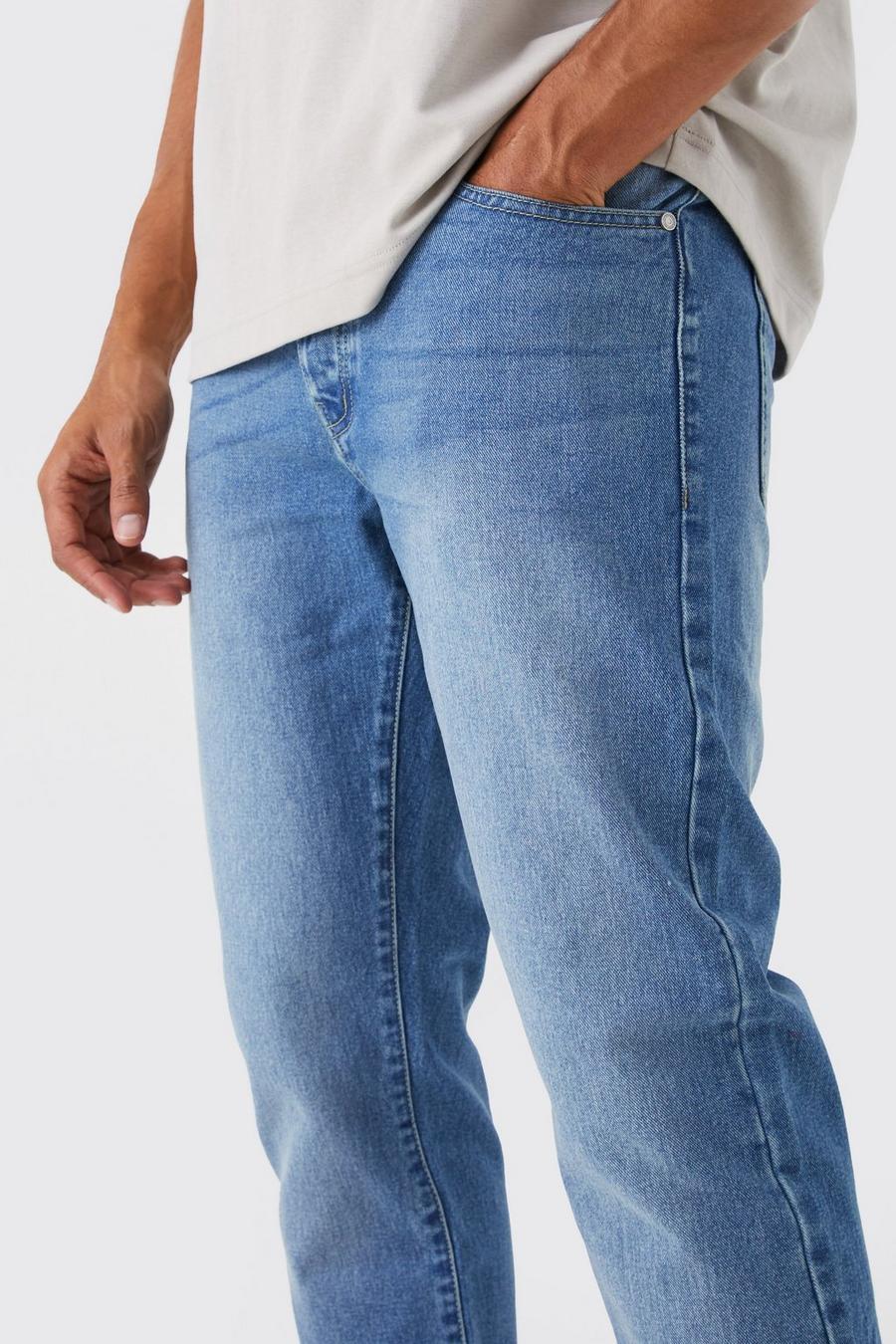 proste klasyczne spodnie jeans