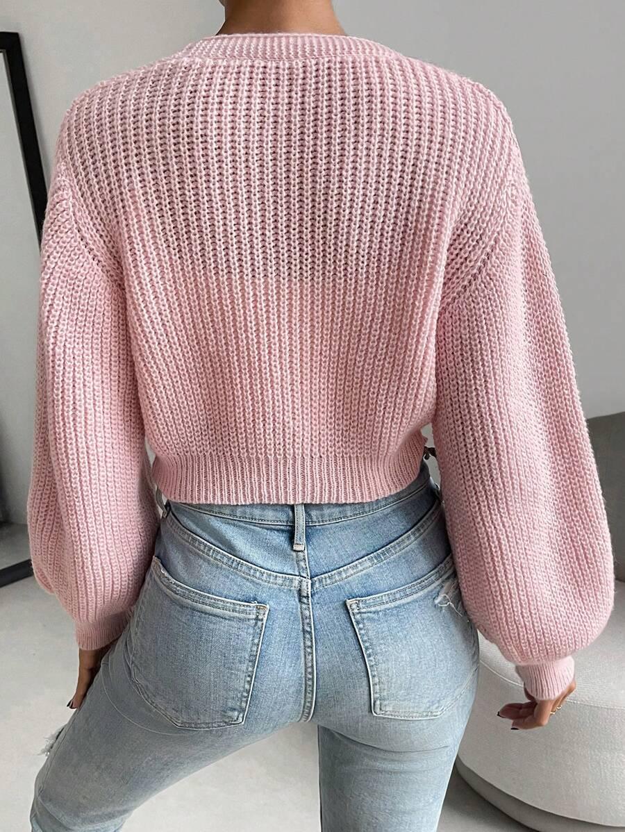 SWETER GUZIKI wzór