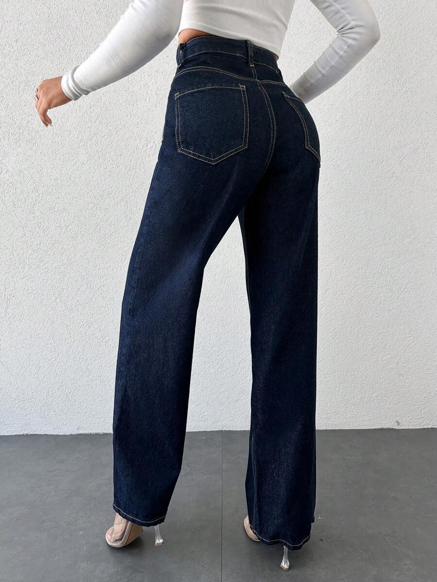 NIEBIESKIE SPODNIE JEANS