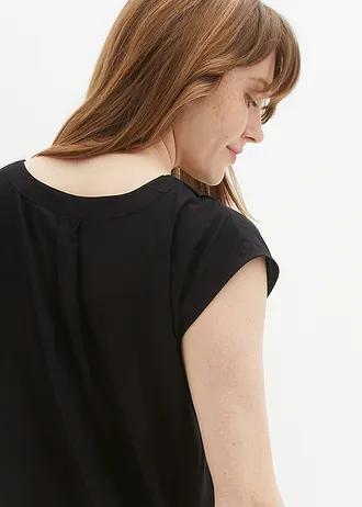 czarna bluzka v-neck 