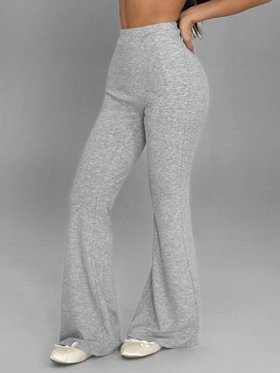 LEGGINSY W PRĄŻKI DZWONY