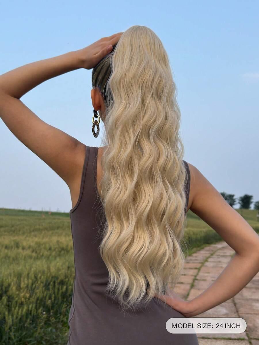 BLOND KUCYK WŁOSY SYNTETYCZNE