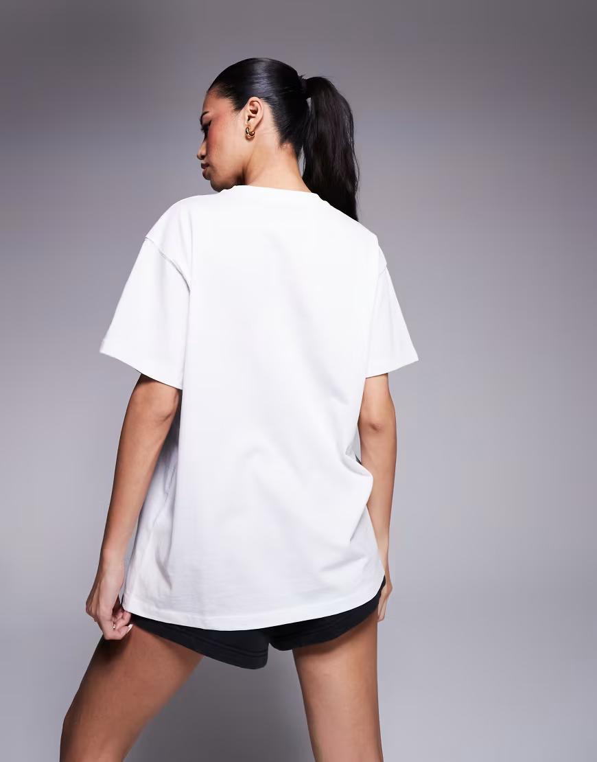 BIAŁY OVERSIZE T-SHIRT 