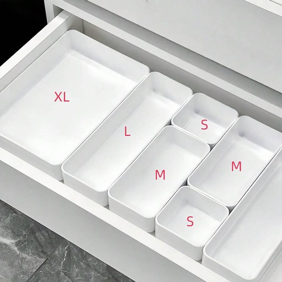 PUDEŁKA ORGANIZERY DO SZUFLADY 8-PACK