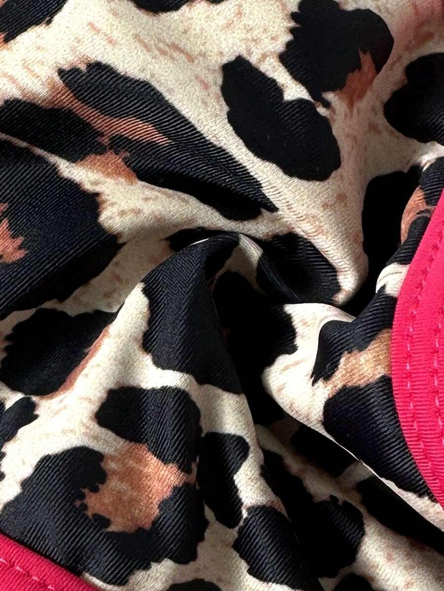 góra od bikini animal print