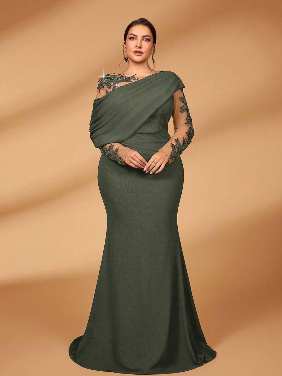 ZIELONA MAXI SUKIENKA