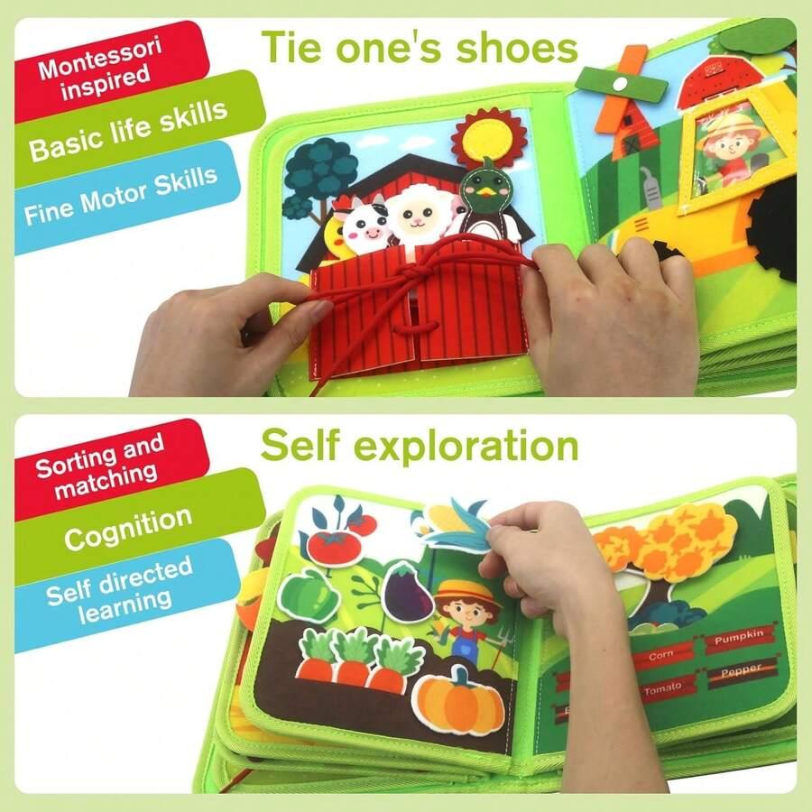 sensoryczna książka edukacyjna
