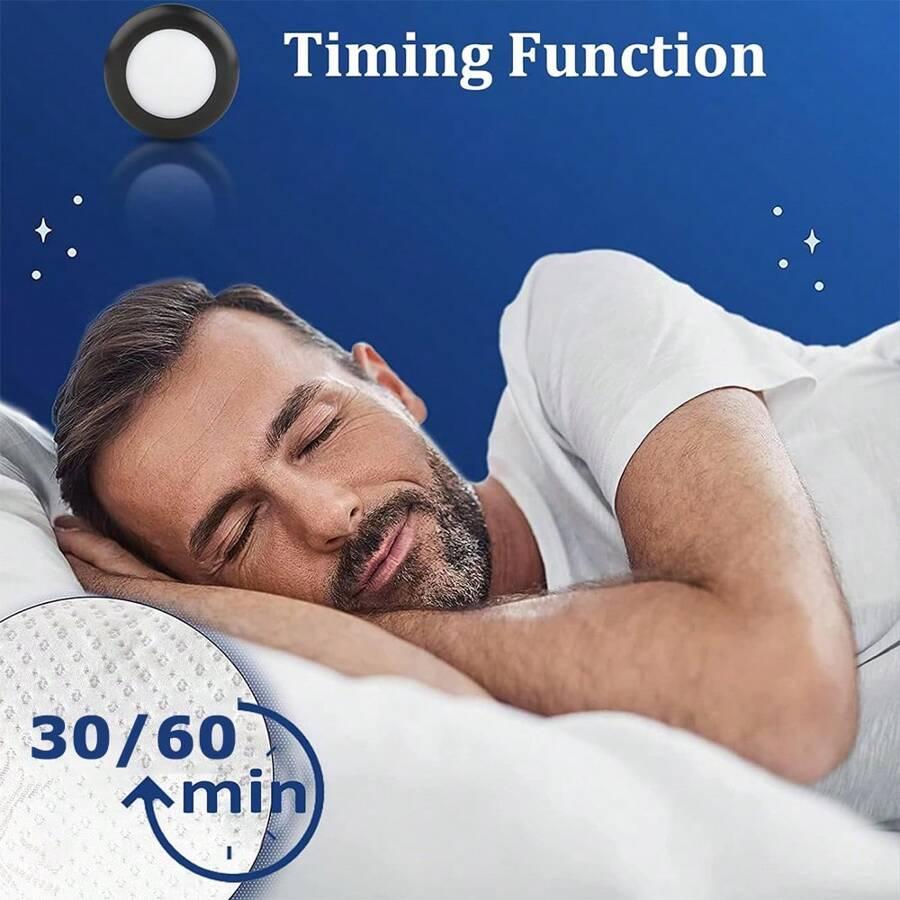 CZARNA LAMPKA NOCNA LED 1SZT.