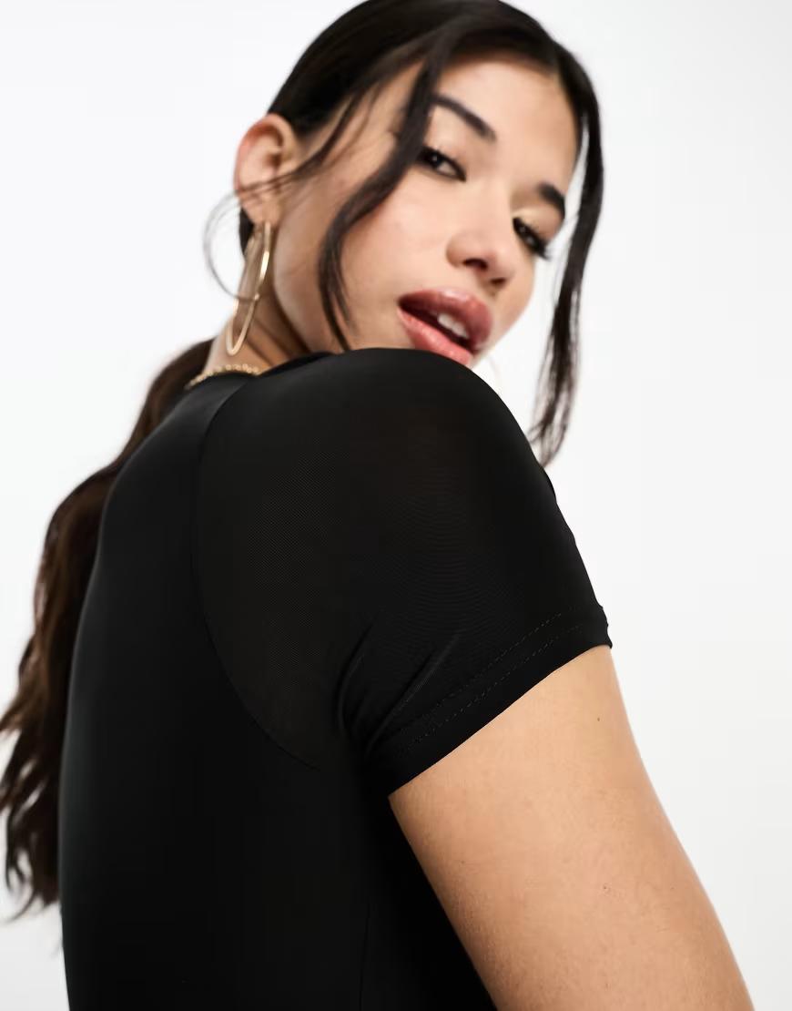klasyczny czarny t-shirt basic