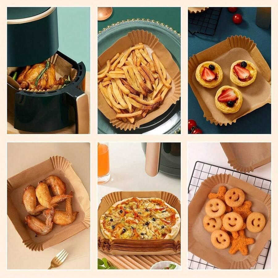 PAPIER PERGAMINOWY DO airfryer 50szt