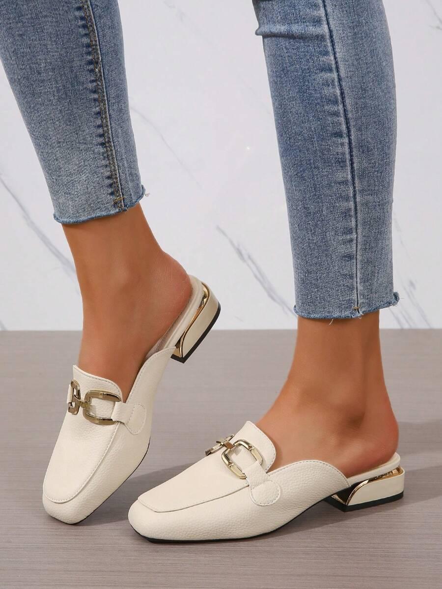 KREMOWE KLAPKI CASUAL