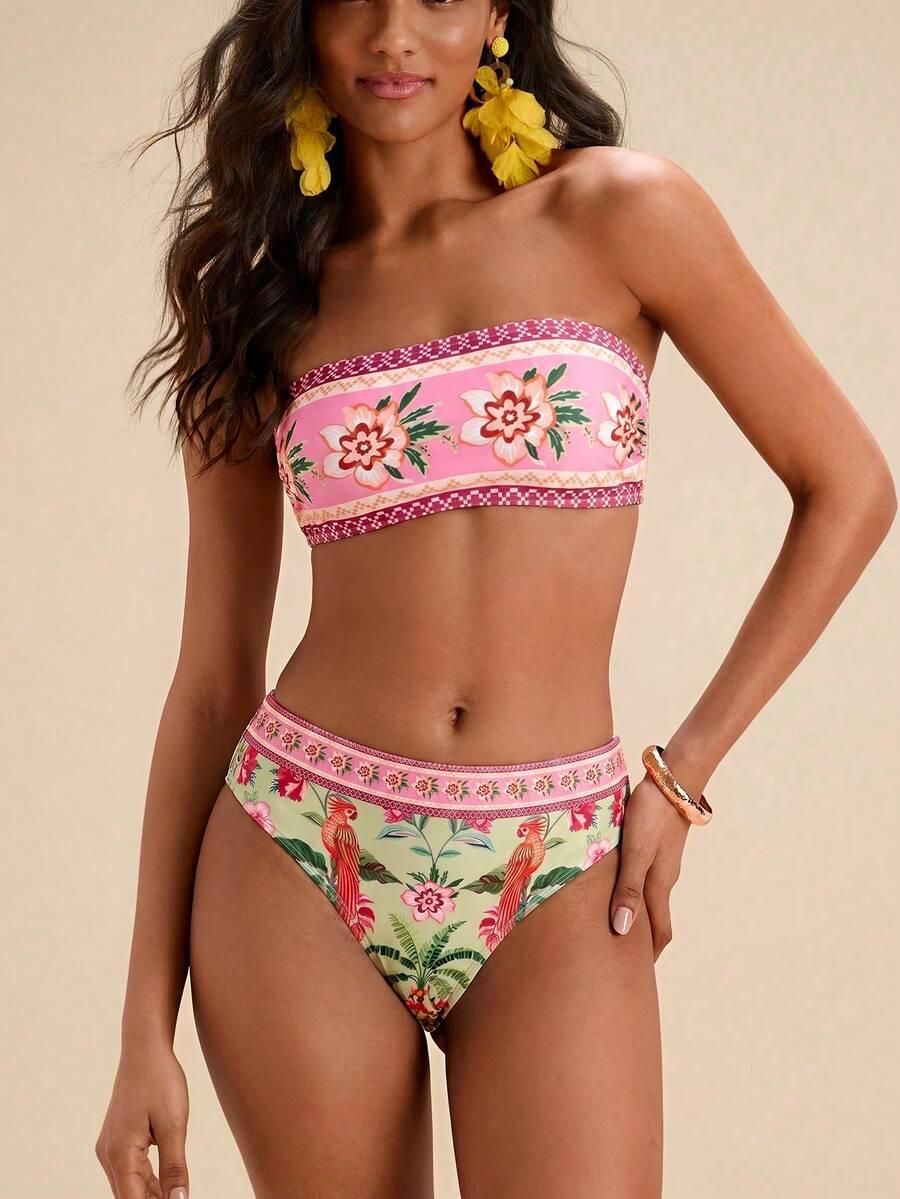 komplet bikini wzór
