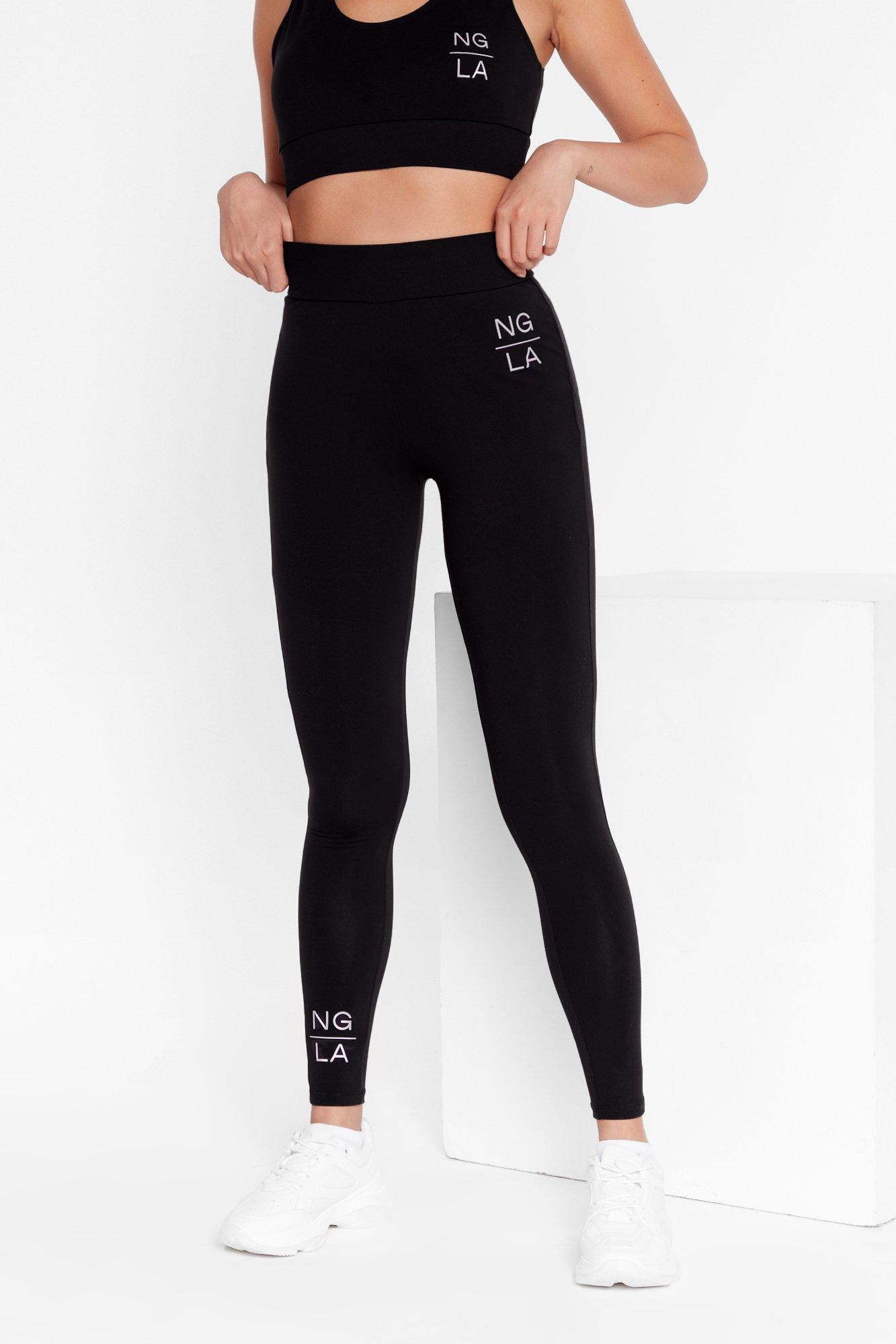 CZARNE LEGGINSY WYSOKI STAN logo