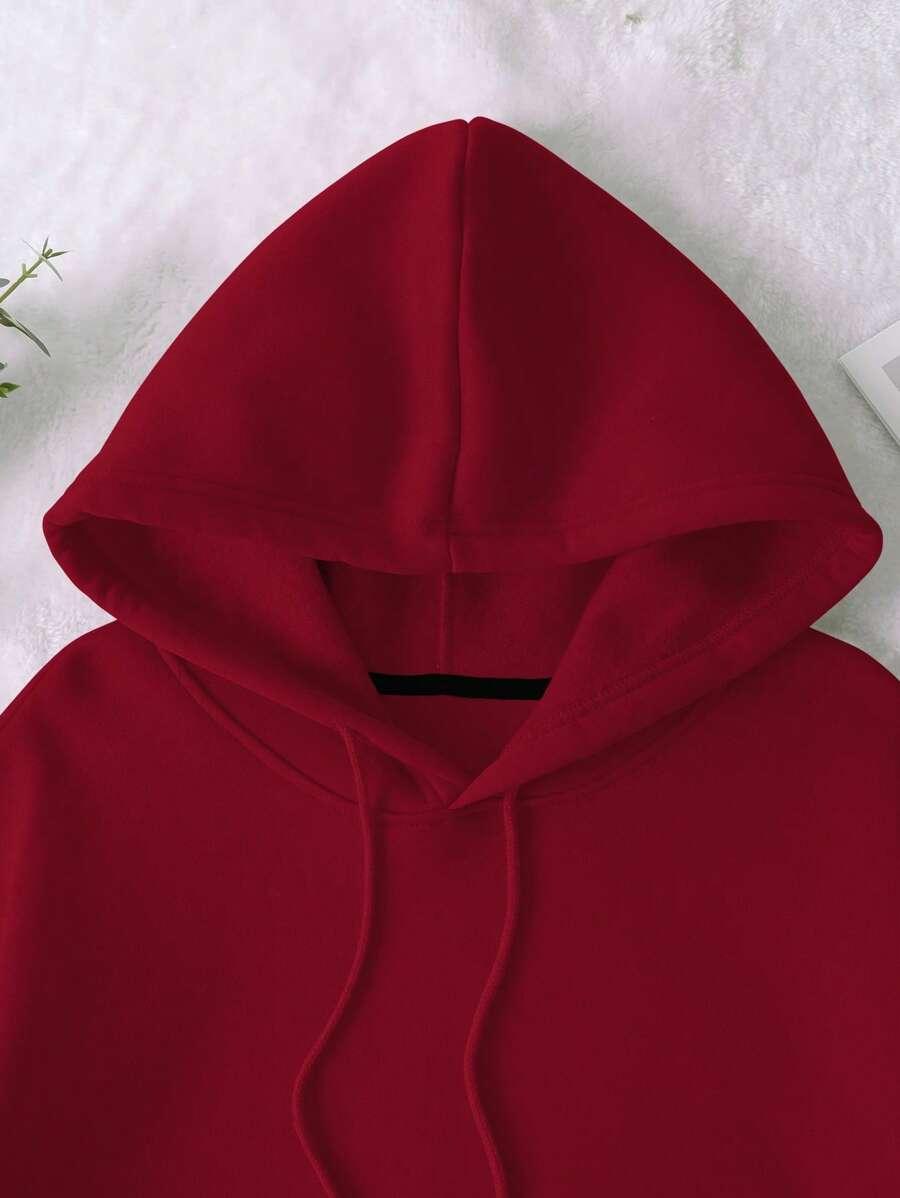 czerwona bluza kaptur