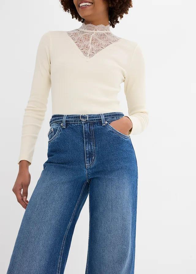 NIEBIESKIE SPODNIE JEANS 
