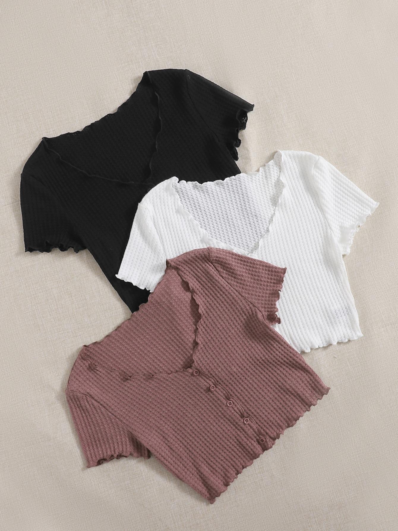 bluzka guziki 3-pack 